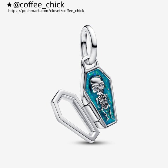 Pandora Openable Glow-in-the-dark Coffin Charm - Picture 1 of 4